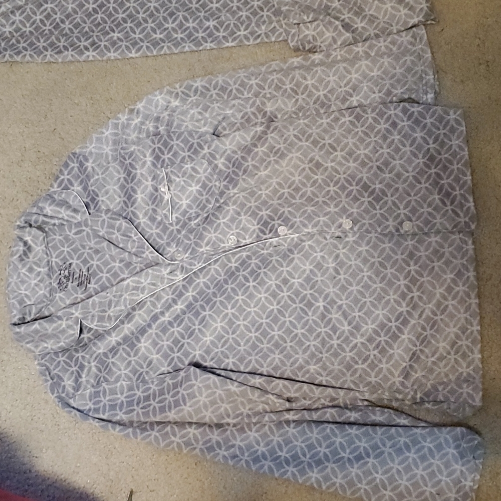 Grey fleece pajama set
